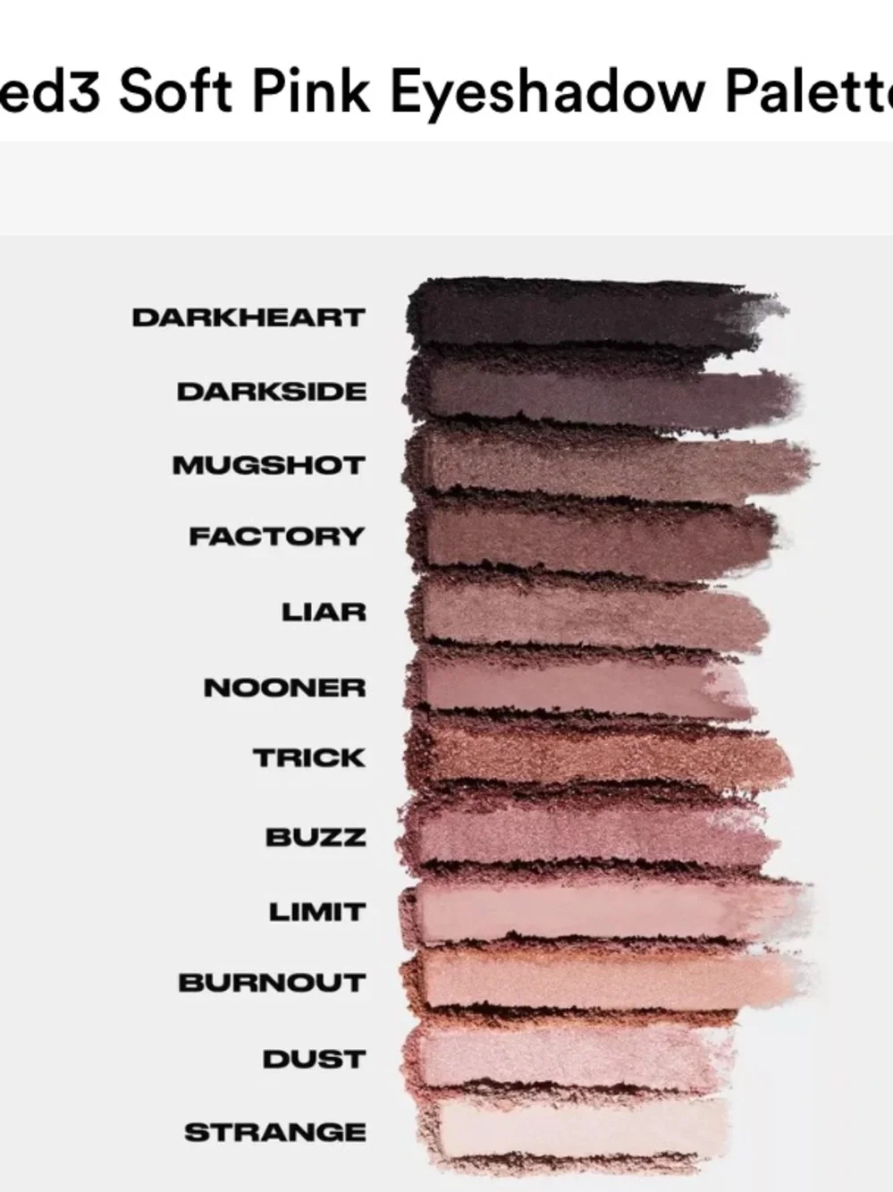 Urban Decay NAKED3 eyeshadow palette